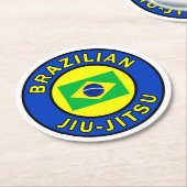 ブラジル柔術 ラウンドペーパーコースター (アングル)