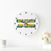 ブラジル柔術 ラージ壁時計 (ホーム)