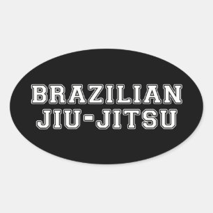 ブラジル柔術 楕円形シール