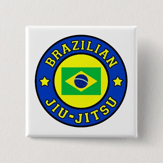 ブラジル柔術 缶バッジ (正面)