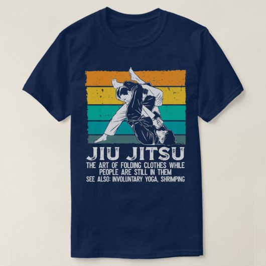 ブラジル柔術BJJギフトを取り付ける Tシャツ (デザイン正面)