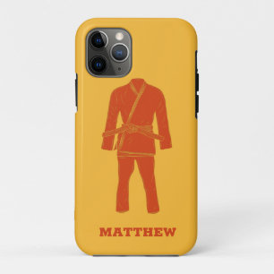 ブラジル柔術BJJギ制服パーソナライズされた iPhone 11 PROケース