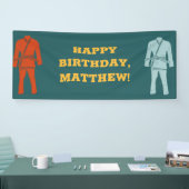 ブラジル柔術BJJパーソナライズされたパーティー 横断幕 (トレードショー)