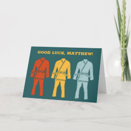 ブラジル柔術BJJパーソナライズされた幸運 カード