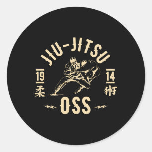ブラジル柔術EスアヴェOss Bjj格闘スピリ ラウンドシール