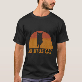 ブラジル柔術mma柔術かわいい猫おもしろい仲間 tシャツ