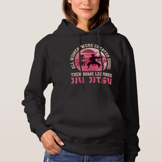 ブラジル柔術MmaBjj Hugger女の子の母すべて パーカ (正面)