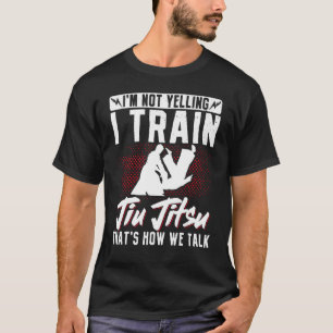 ブラジル柔術MmaBjj Hugger私は叫んでない Tシャツ