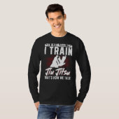 ブラジル柔術MmaBjj Hugger私は叫んでない Tシャツ (正面フル)