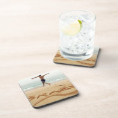 ブラジル水着を着た裸の男性 コースター (右側)