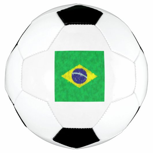 ブラジル油彩画スケッチ サッカーボール (正面)