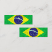 ブラジル油彩画スケッチ スキニー名刺 (正面/裏面)