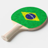 ブラジル油彩画スケッチ 卓球ラケット (正面アングル)
