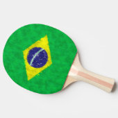 ブラジル油彩画スケッチ 卓球ラケット (横)