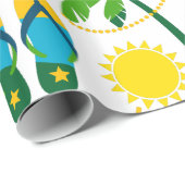 ブラジル海軍カラフル記号パターン ラッピングペーパー (ロールコーナー)