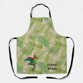 ブラジル熱帯雨林レトロヴィンテージ エプロン (正面)