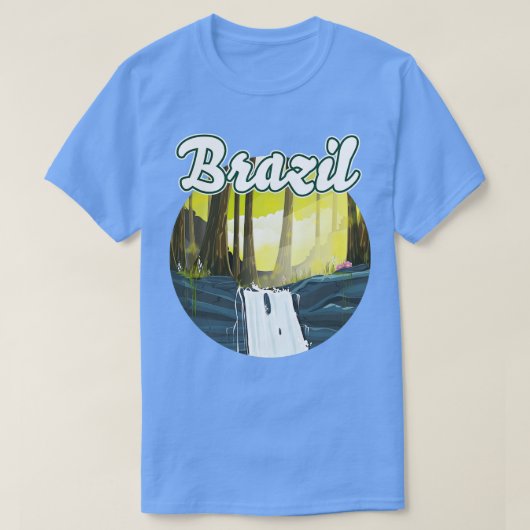 ブラジル熱帯雨林 Tシャツ (デザイン正面)