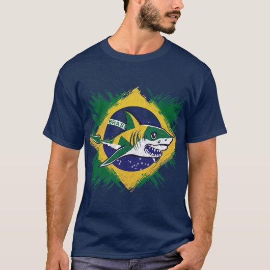 ブラジル産サメ Tシャツ (正面)