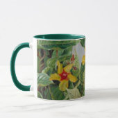 ブラジル登山低木とハミング鳥 マグカップ (左)