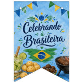 ブラジル祝祭パーティー バンティングフラッグ (第1の旗)