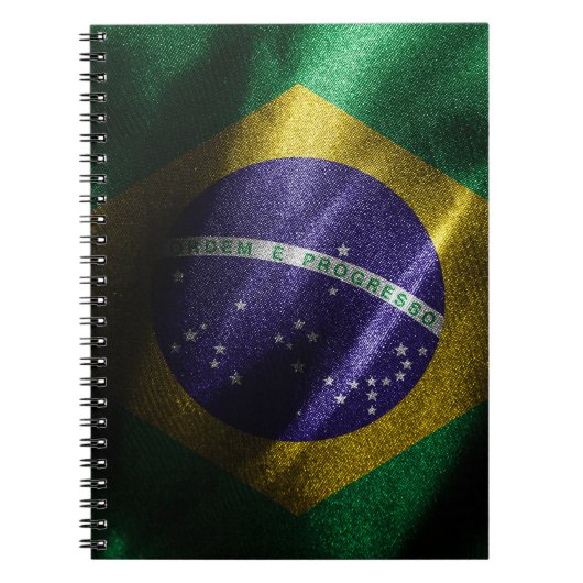 ブラジル絹国旗 ノートブック (正面)