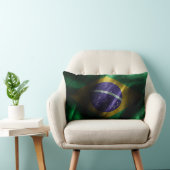 ブラジル絹国旗 ランバークッション (椅子)