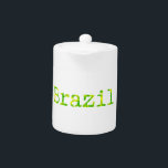 ブラジル緑と黄色のフォント<br><div class="desc">ブラジルの緑と黄色のタイプライターフォント。オリジナルデザイン。</div>