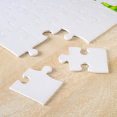 ブラジル緑と黄色のフォント ジグソーパズル (側面)