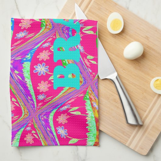 ブラジル美しいサンバ伝統的カラー キッチンタオル (四つ折り)