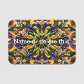 ブラジル色の名前タグ 名札 (正面)