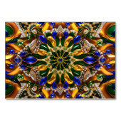 ブラジル色付き特殊テーブルカード テーブルナンバー (裏面)