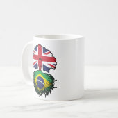 ブラジル英樹ルーツ州旗 コーヒーマグカップ (正面左)