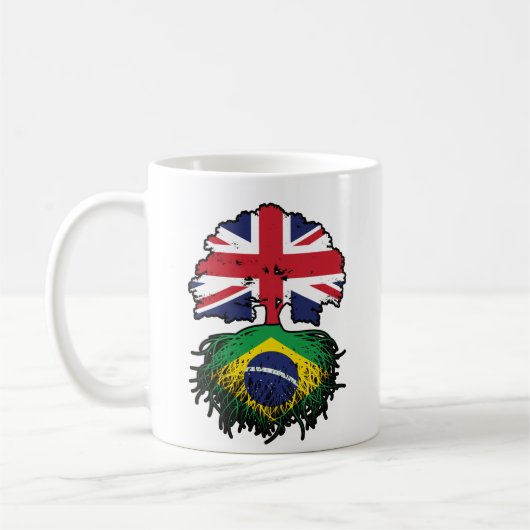ブラジル英樹ルーツ州旗 コーヒーマグカップ (左)