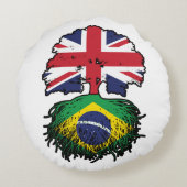 ブラジル英樹ルーツ州旗 ラウンドクッション (裏面)