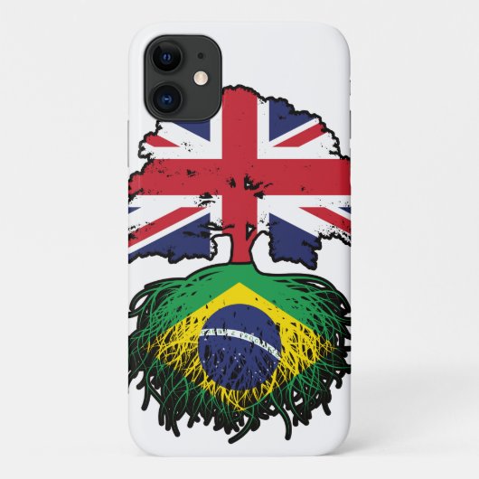 ブラジル英樹ルーツ州旗 Case-Mate iPhoneケース (裏面)