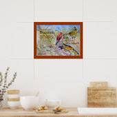 ブラジル草原の鳥ファインアートポスター ポスター (キッチン)