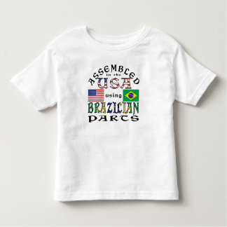 ブラジル製パーツを使用して米国で組立 トドラーTシャツ