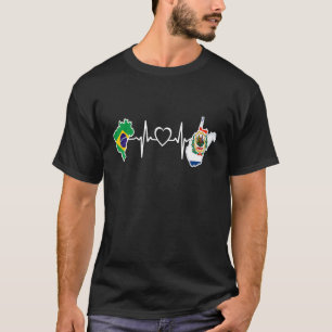 ブラジル西バージニア州旗 – ブラジルのハートビート Tシャツ