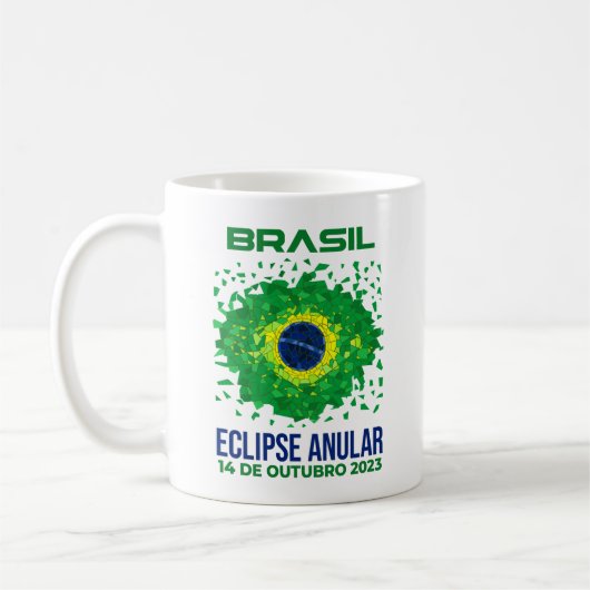ブラジル金環日食コーヒーマグ コーヒーマグカップ (左)