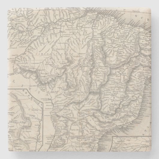 ブラジル2 ストーンコースター (正面)