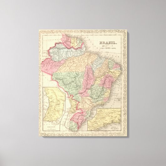 ブラジル3 キャンバスプリント (正面)