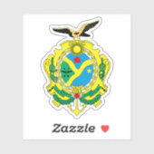 ブラジル、アマゾナス州の紋章 シール (シート)