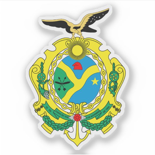 ブラジル、アマゾナス州の紋章 シール (正面)