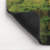 ブラジル、アマゾナス、アナビラナス。熱帯雨林の川 マウスパッド (コーナー)