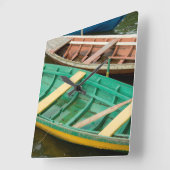 ブラジル、アマゾン、アルタードチャオ2 スクエア壁時計 (傾斜)