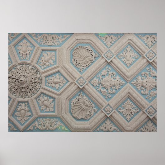 ブラジル、アマゾン、マナウス。マナウスオペラハウス ポスター (正面)