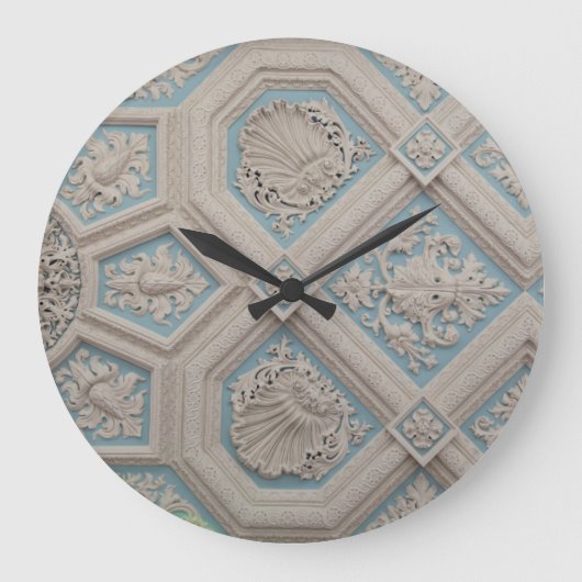 ブラジル、アマゾン、マナウス。マナウスオペラハウス ラージ壁時計 (正面)