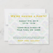 ブラジル·アメリカン·ウェーブ旗 招待状 (裏面)