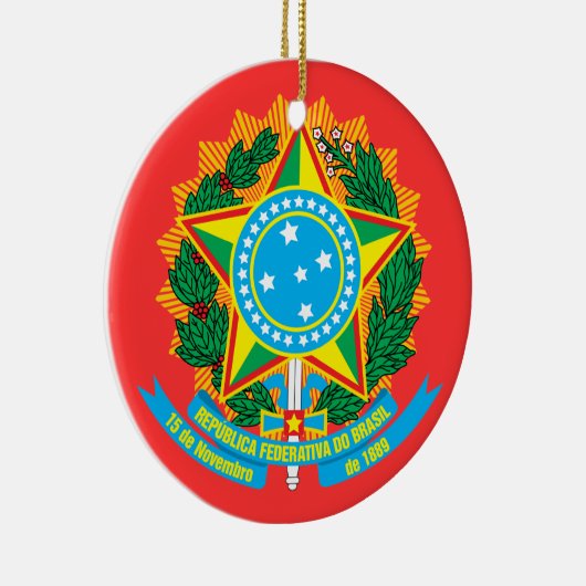 ブラジル* – クリスマスオーナメント/ブラジルのエンフェイト自然 セラミックオーナメント (右)
