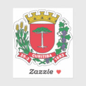 ブラジル、クリチバの紋章 シール (シート)